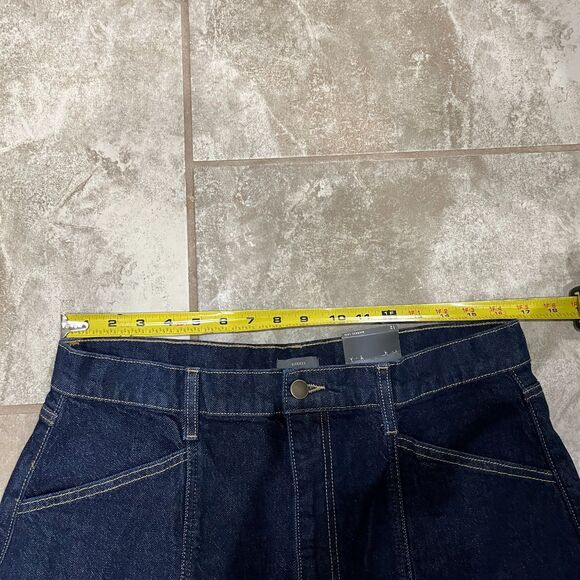 Blue Cropped Ankle Jeans with Relaxed Fit - Picture 8 of 13